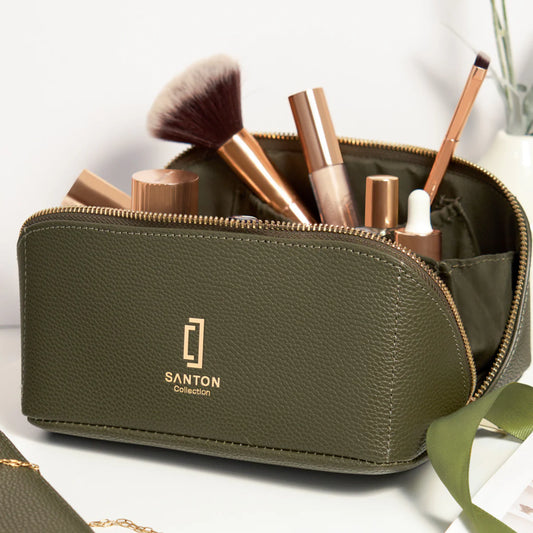 Large Make Up Case - Green