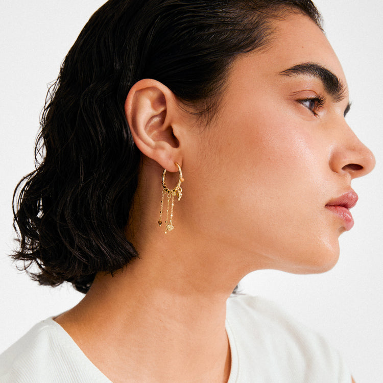 MYLAN earrings gold-plated