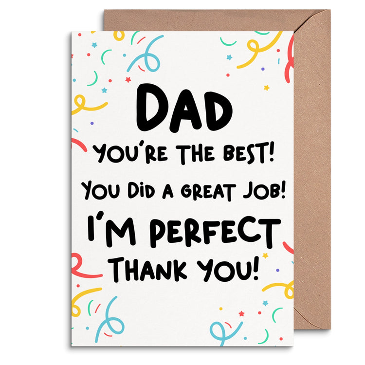 Dad you’re the best