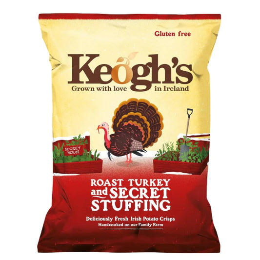 Keoghs Roast Turkey and Secret Stuffing Crisps 125g