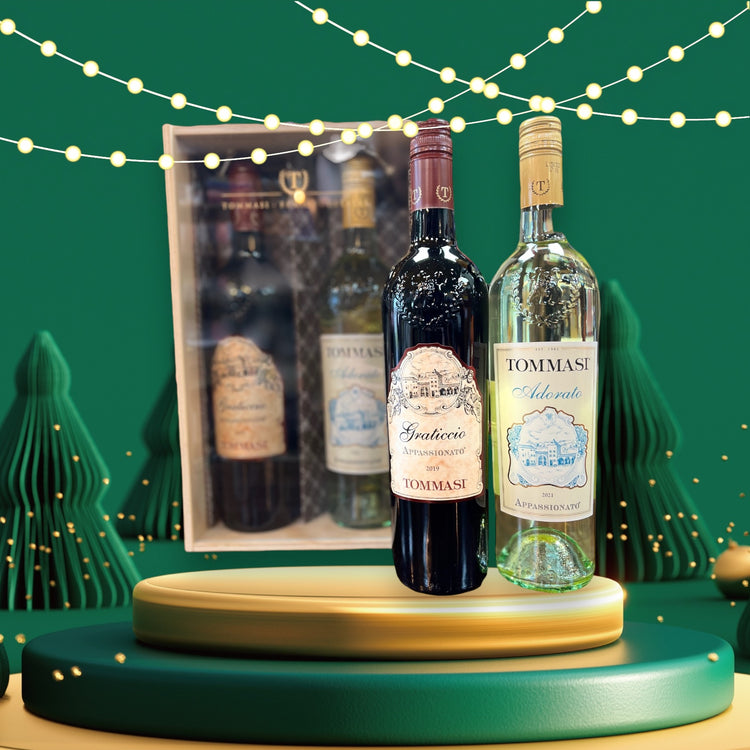 TOMMASI GRATICCIO & ADORATO TWIN GIFT CARTON VERONA, ITALY