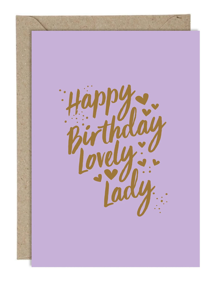 Happy Birthday Lovely Lady