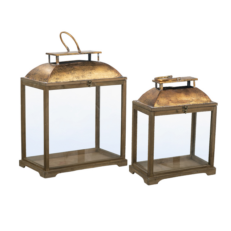 Lantern Gold Set of 2