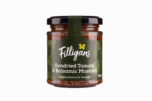 Filligans Sundried Tomato and Balsamic Mustard 180g
