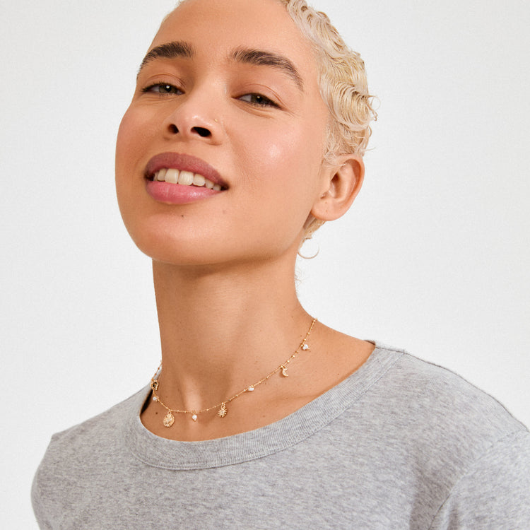 MYLAN necklace gold-plated