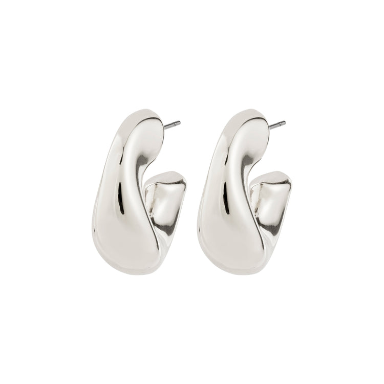 JENNINGS hoop earrings silver-plated