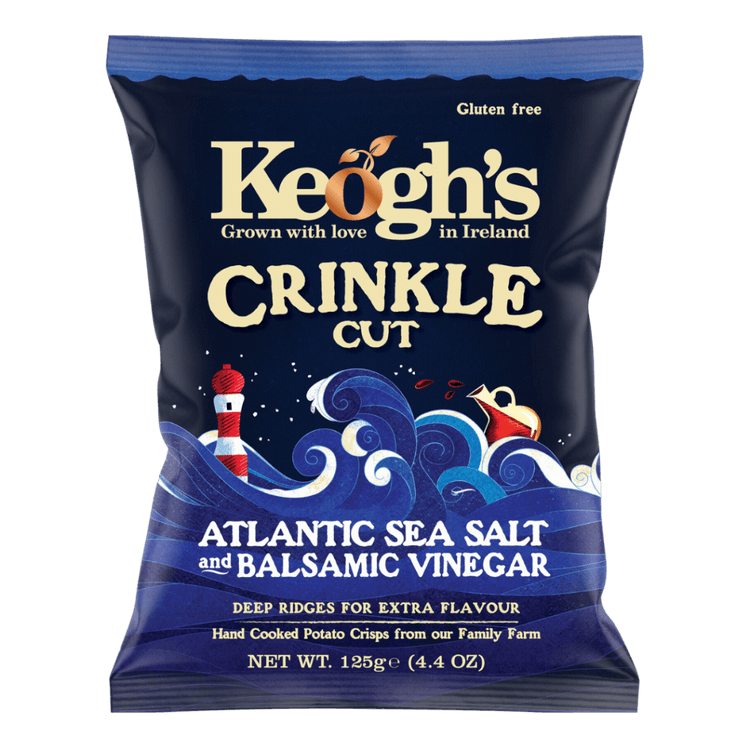 Keoghs Irish Atlantic Sea Salt & Balsamic Vinegar Crisps