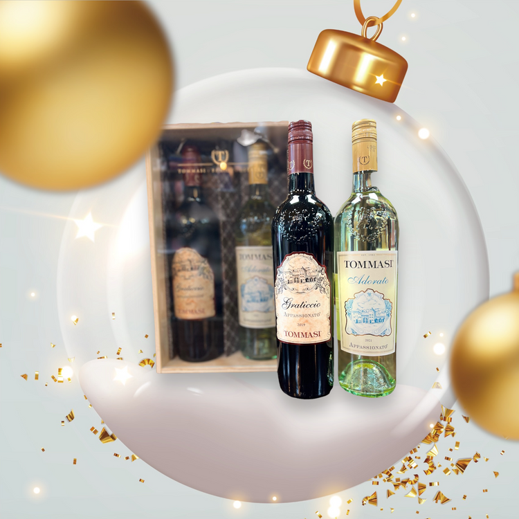 TOMMASI GRATICCIO  & ADORATO  TWIN GIFT CARTON  VERONA, ITALY