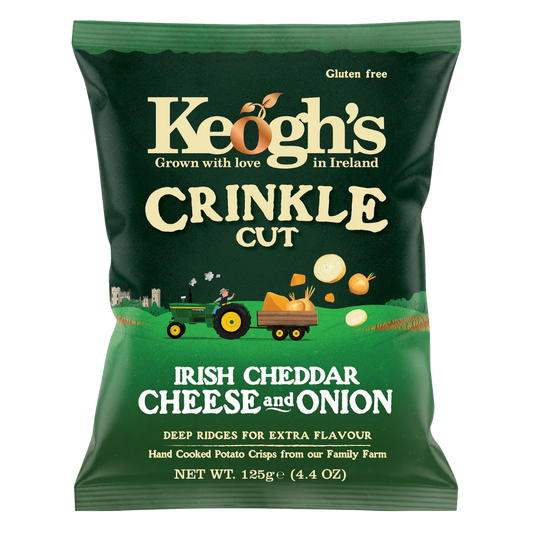 Keoghs Cheddar Cheese and Onion Crisps