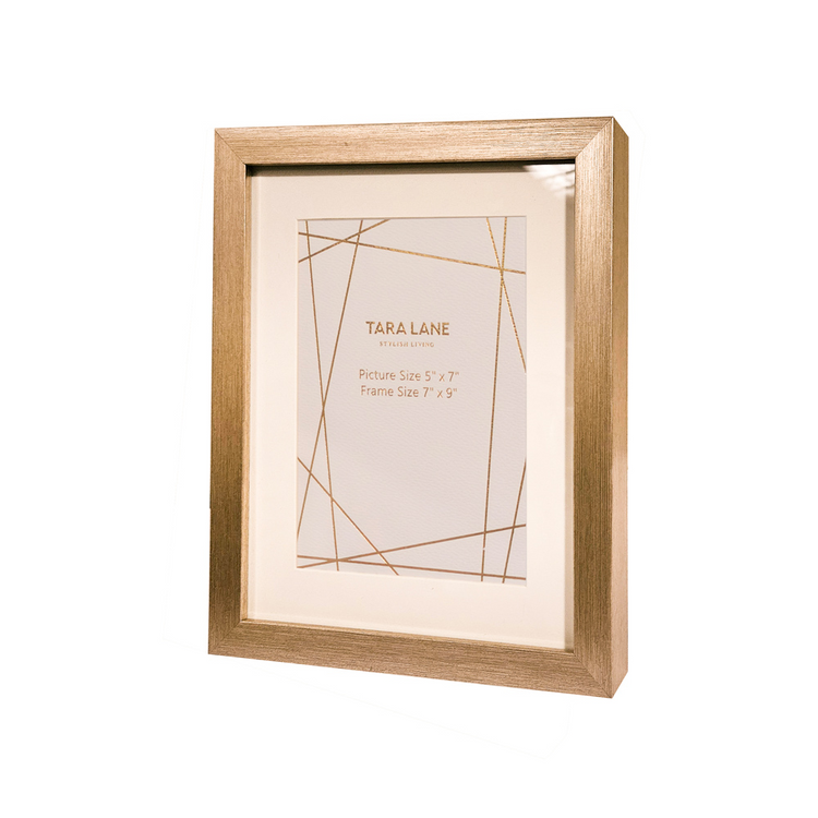 Gallery photo frame 5 x 7 champagne