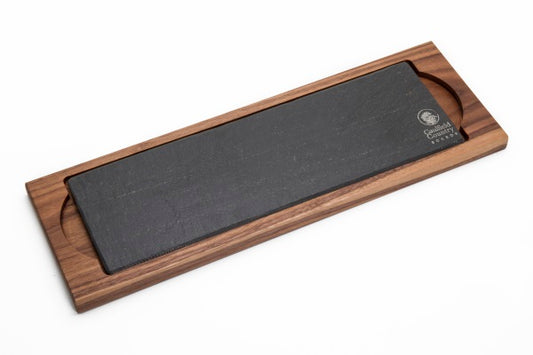 Large Walnut Board with Slate