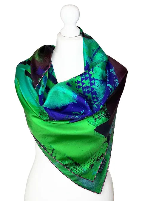 100% Silk Square
