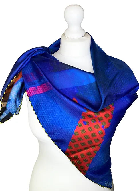 100% Silk Square